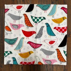Creativebug Midcentury Modern 20x20 Bird Throw Pillow Cover